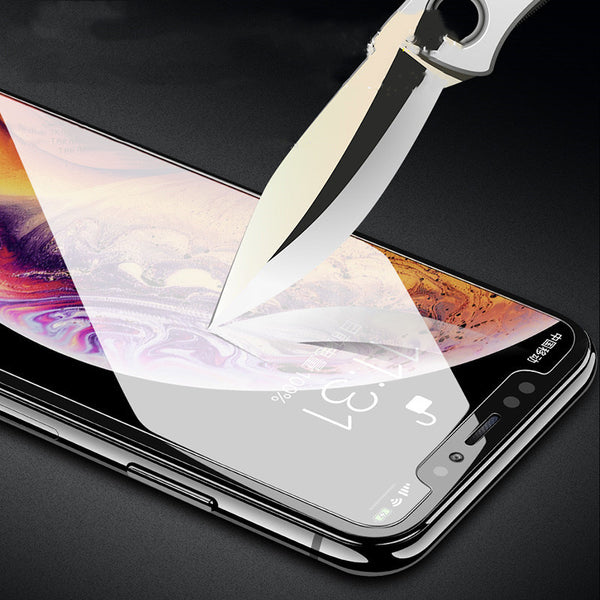 Protector de Pantalla Templado Compatible con Apple - Película Transparente de Cobertura Total