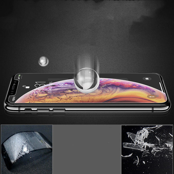 Protector de Pantalla Templado Compatible con Apple - Película Transparente de Cobertura Total
