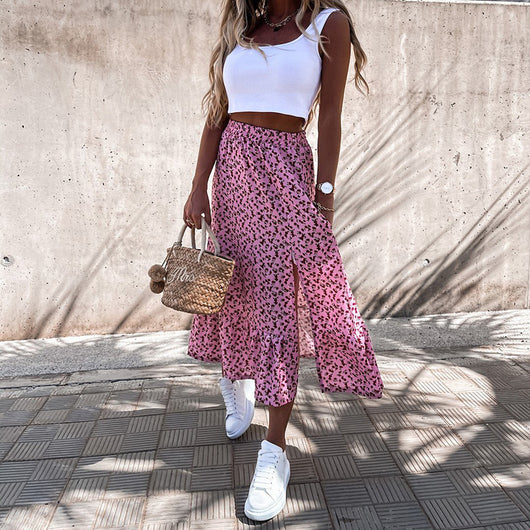 Falda Patchwork Floral para Verano - Diseño Colorido y Versátil - Image 13