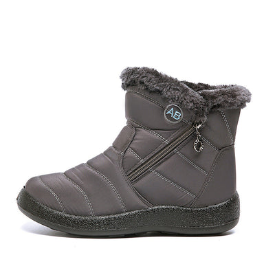 Botas de Nieve para Mujer con Cierre Lateral Impermeable y Forro Térmico - Image 11