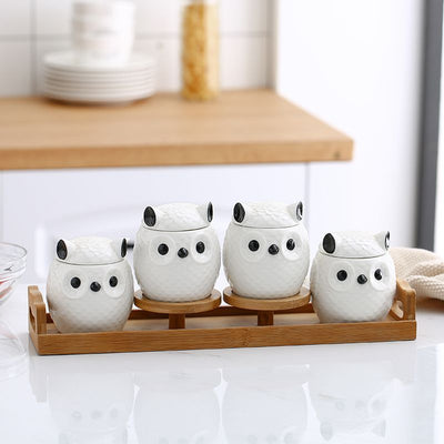 Set de Recipientes de Cerámica para Especias de Cocina - Image 3