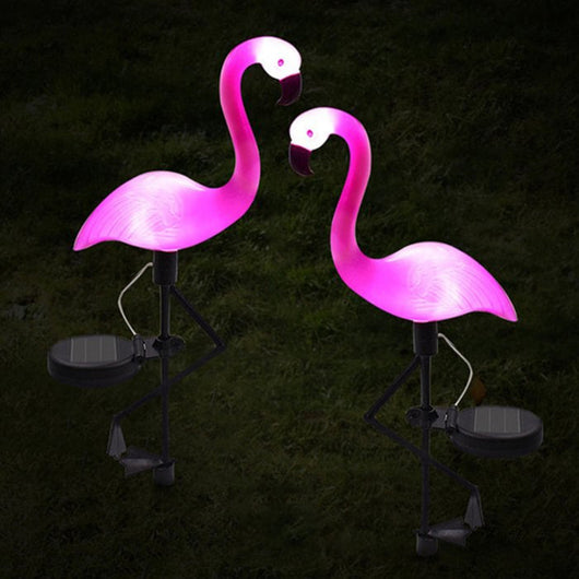 Lámpara Solar Flamenco para Jardín - Luz LED Impermeable - Image 12