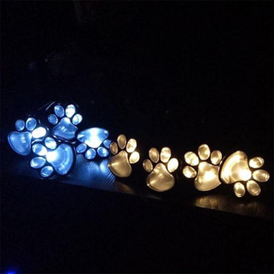 Luces Solares Decorativas con Huella de Pata - Lámparas LED para Jardín - Image 5