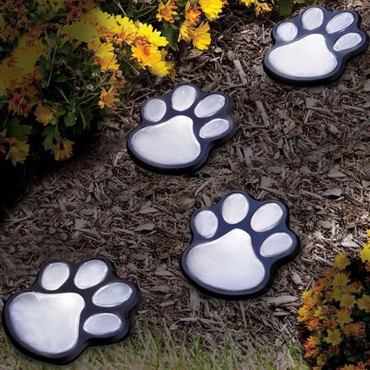 Luces Solares Decorativas con Huella de Pata - Lámparas LED para Jardín - Image 9