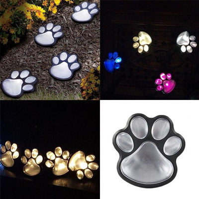 Luces Solares Decorativas con Huella de Pata - Lámparas LED para Jardín - Image 8