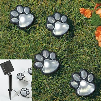 Luces Solares Decorativas con Huella de Pata - Lámparas LED para Jardín - Image 12