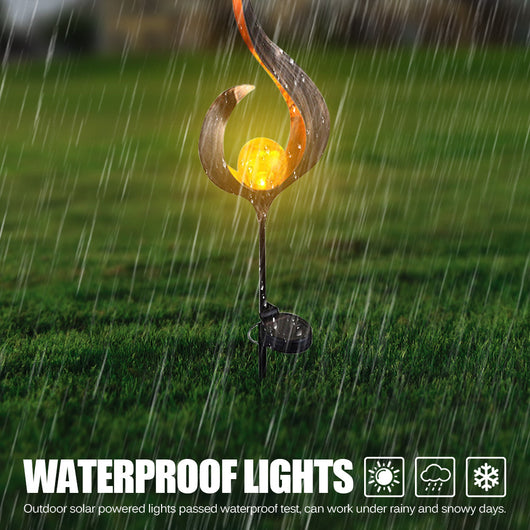 Luz Solar Decorativa con Efecto Llama para Jardín - Impermeable - Image 14