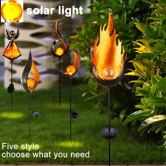 Luz Solar Decorativa con Efecto Llama para Jardín - Impermeable - Image 17