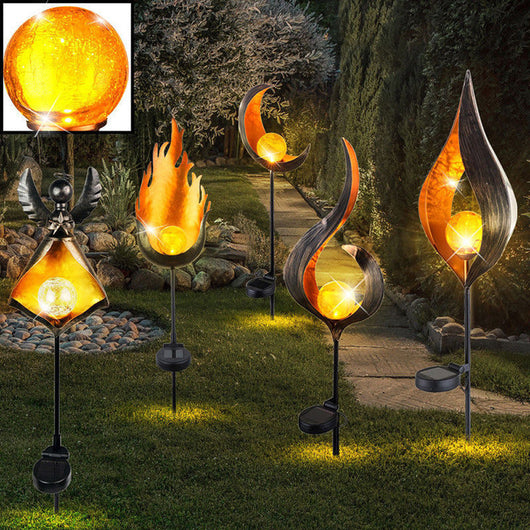 Luz Solar Decorativa con Efecto Llama para Jardín - Impermeable - Image 25