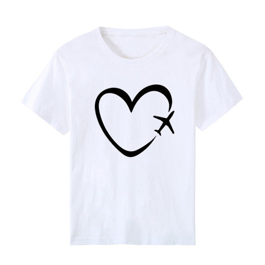 Blusa Estampada Corazones Love Talla Grande Manga Corta - Image 14