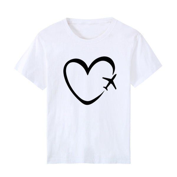 Blusa Estampada Corazones Love Talla Grande Manga Corta - Image 8