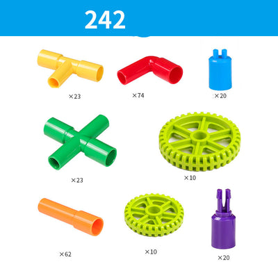 Bloques de Construcción Modulares para Agua - Sistema de Tuberías Educativo Compatible - Image 10