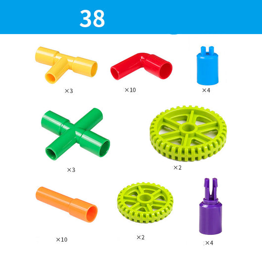 Bloques de Construcción Modulares para Agua - Sistema de Tuberías Educativo Compatible - Image 7