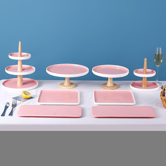 Juego de Soportes para Exhibición de Postres y Decoración de Mesa