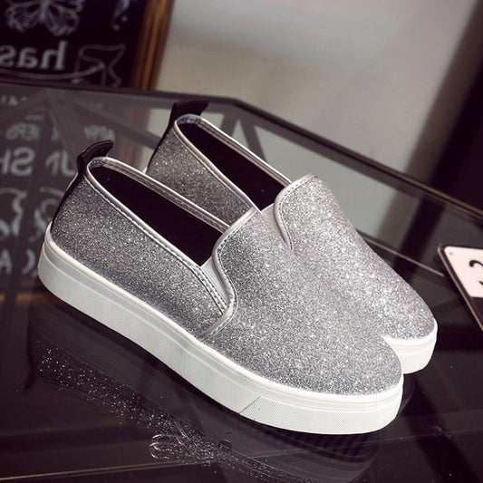 Zapatos de Lona con Brillo y Lentejuelas - Estilo Fácil de Poner - Image 2