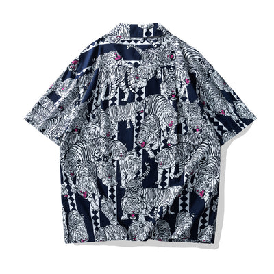 Camisa Hawaiana Cuello Cubano Floral - Image 27