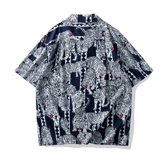 Camisa Hawaiana Cuello Cubano Floral - Image 27