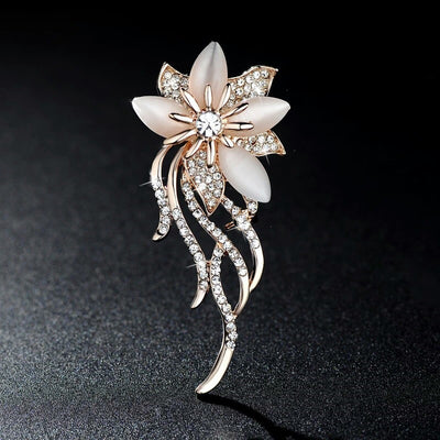 Broche Cristal Temperamento Multiusos - Joya Aleación para Dama - Image 13