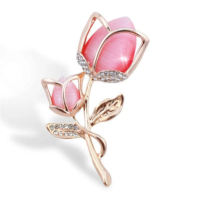 Broche Cristal Temperamento Multiusos - Joya Aleación para Dama - Image 17