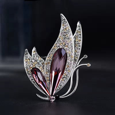 Broche Cristal Temperamento Multiusos - Joya Aleación para Dama - Image 22