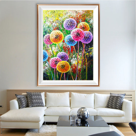 Cuadro Diente de León Diamante - Pintura Digital Decorativa para Interiores - Image 4