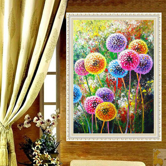 Cuadro Diente de León Diamante - Pintura Digital Decorativa para Interiores - Image 3