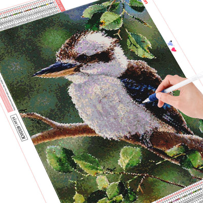 Pintura de Diamantes Cuadrados - Bordado de Pájaros con Aguja y Hilo para Decoración del Hogar - Image 5