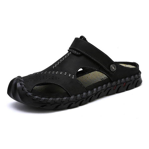 Sandalias Casuales Hombre Talla Grande - Cuero Transpirable Dos Capas - Image 7