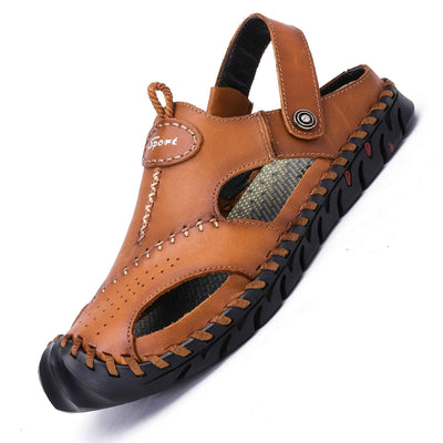 Sandalias Casuales Hombre Talla Grande - Cuero Transpirable Dos Capas - Image 4