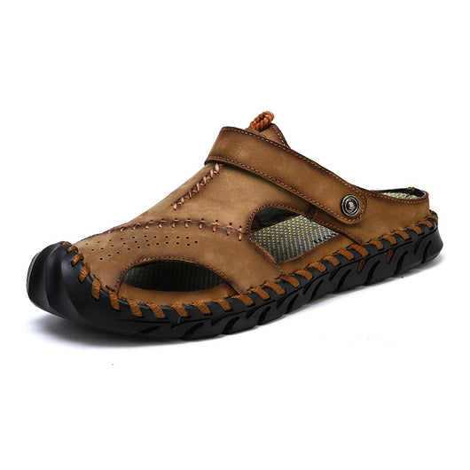 Sandalias Casuales Hombre Talla Grande - Cuero Transpirable Dos Capas - Image 6