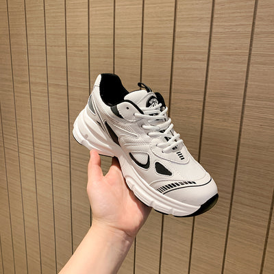 Zapatillas Deportivas Plataforma con Cordones Blancos - Estilo Casual Trendy - Image 13