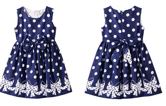 Vestido de Lunares con Moño - Image 2
