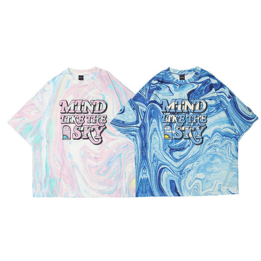 Camiseta Tie-Dye Suelta y Cómoda para Hombre y Mujer - Estilo Urbano Casual - Image 9