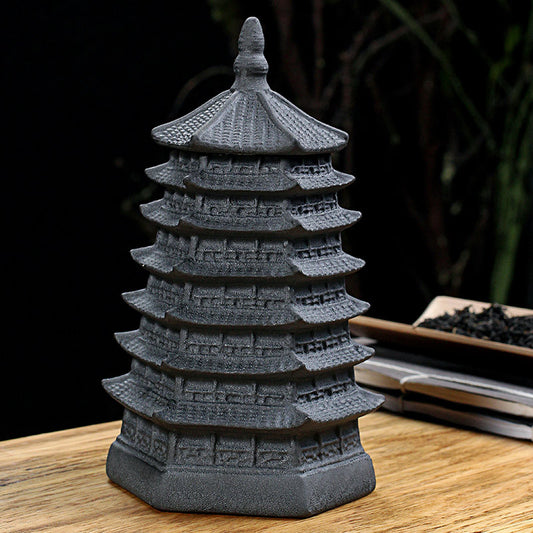 Caja de Regalo Té Pu'er y Té Verde Negro en Frasco de Almacenamiento Pagoda