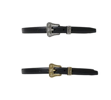 Cinturón de Cuero para Mujer en Piel Vacuna Premium