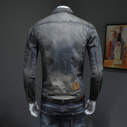 Chaqueta Denim Clásica Talla Grande para Hombre - Image 2
