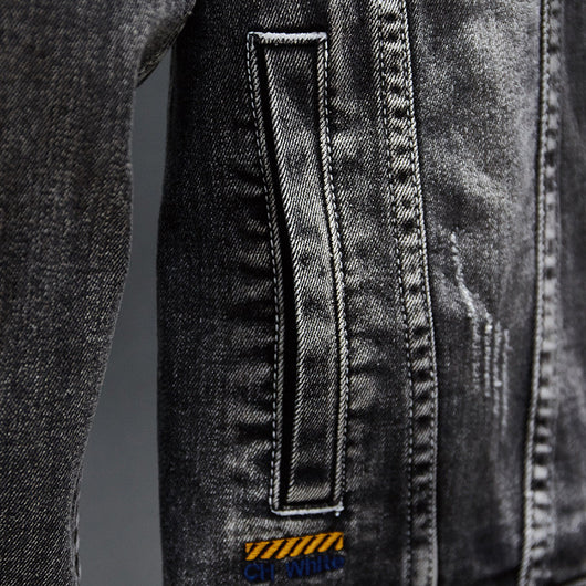 Chaqueta Denim Casual para Hombre - Estilo Profesional y Versátil - Image 12