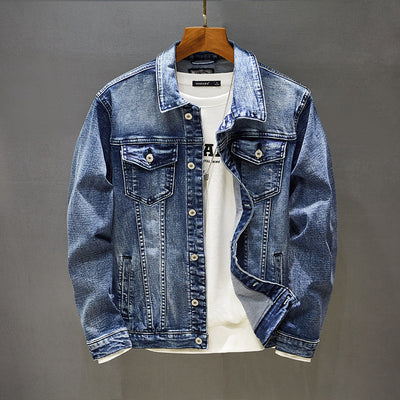 Chaqueta Denim Casual para Hombre - Estilo Profesional y Versátil - Image 15