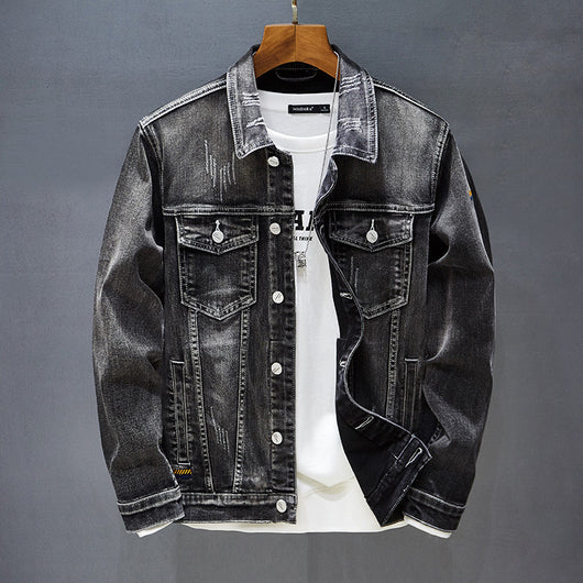Chaqueta Denim Casual para Hombre - Estilo Profesional y Versátil