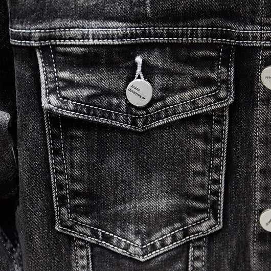 Chaqueta Denim Casual para Hombre - Estilo Profesional y Versátil - Image 7