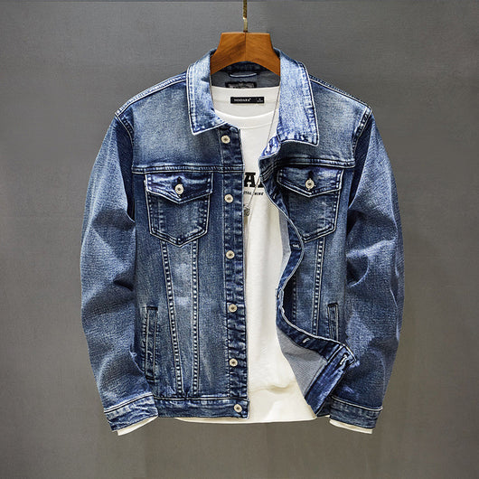 Chaqueta Denim Casual para Hombre - Estilo Profesional y Versátil - Image 4