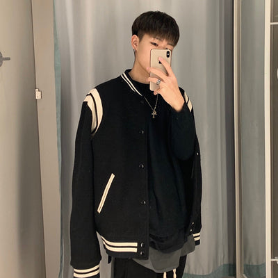 Chaqueta Deportiva Hombre Estilo Coreano Oversized - Image 9