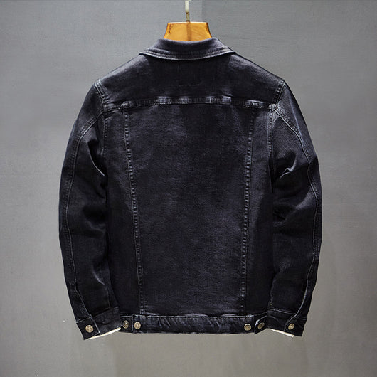 Chaqueta de Trabajo Casual Negra para Hombre - Image 9
