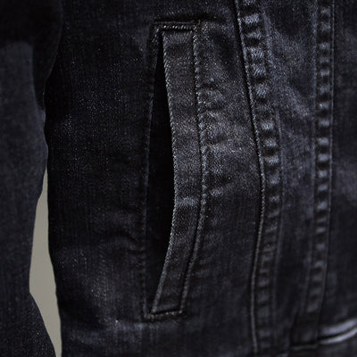 Chaqueta de Trabajo Casual Negra para Hombre - Image 5
