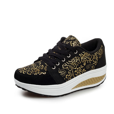 Tenis Deportivos para Mujer con Cuña y Flores - Aumenta tu Altura - Image 8