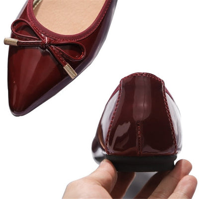 Zapatos Planos Punta Fina Estilo Coreano para Mujer - Image 9