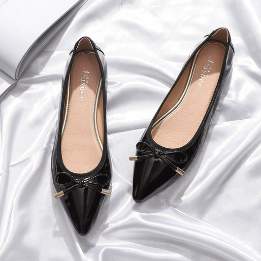 Zapatos Planos Punta Fina Estilo Coreano para Mujer - Image 11