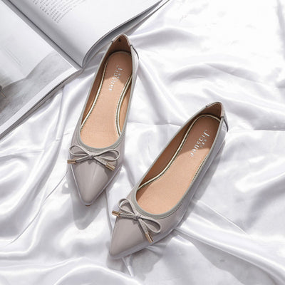 Zapatos Planos Punta Fina Estilo Coreano para Mujer - Image 14