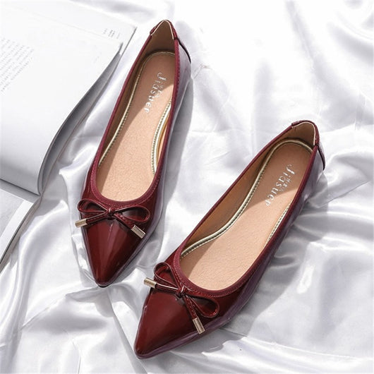 Zapatos Planos Punta Fina Estilo Coreano para Mujer - Image 3