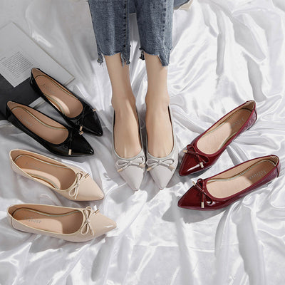 Zapatos Planos Punta Fina Estilo Coreano para Mujer - Image 6